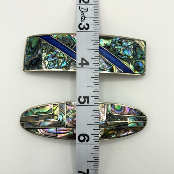 Abalone Shell Hair Clips - Picture 7 of 9